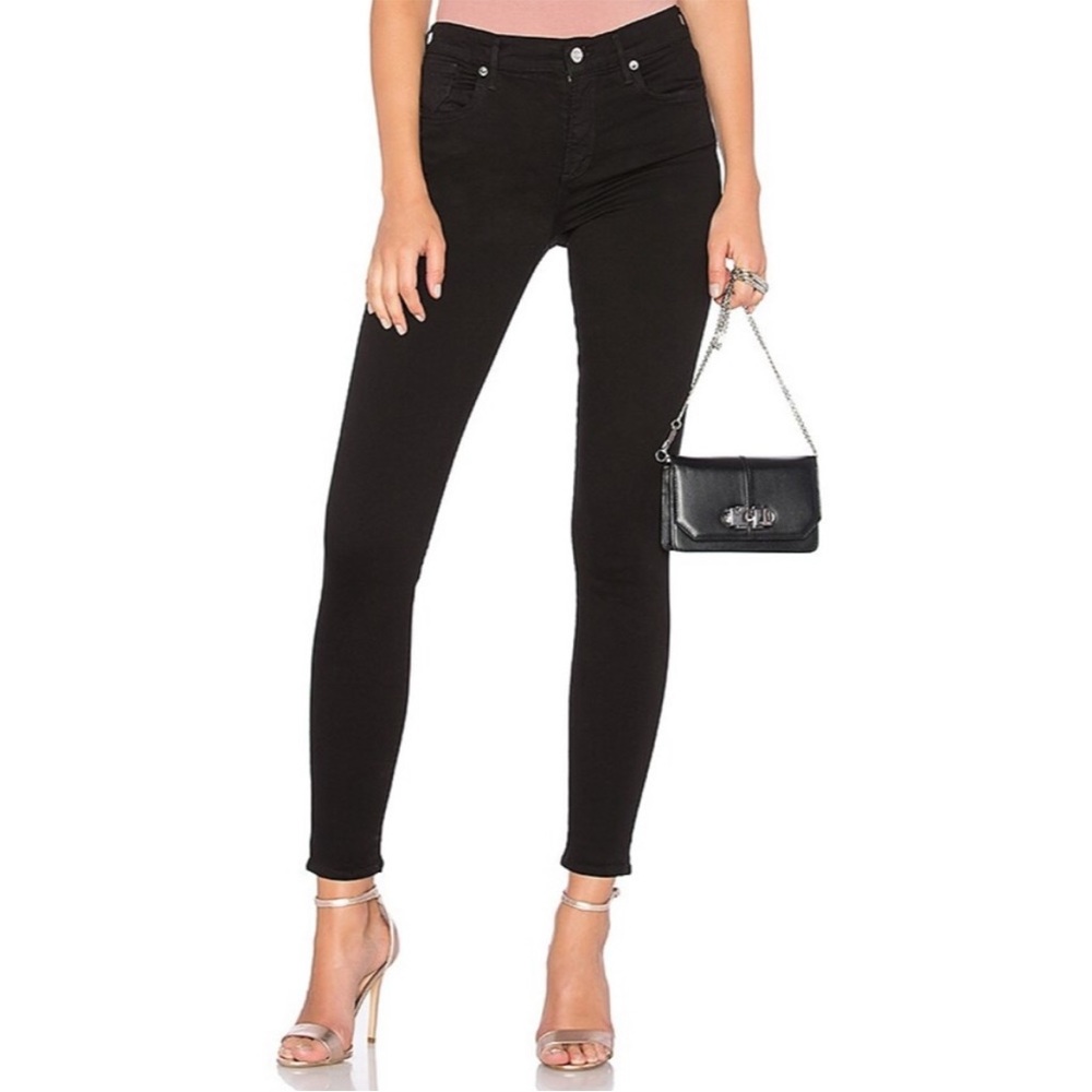 Agolde Jet Black Skinny Jeans
